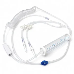 Horse IV Infusion Set with Double Spikes IV Drip Set with Flow Control Regulator Extension Tube Sterile Animal Medical Use
