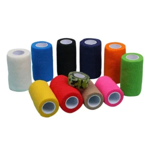 Horse Supply Self Adhesive Animal Leg Hoof Wrap Elastic Cohesive Horse Bandage for Horse Race