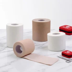 Hospital Consumables Surgical Wound Tape Skin friendly Cotton Fabric Tape Hypoallergenic Medical Tape Roll