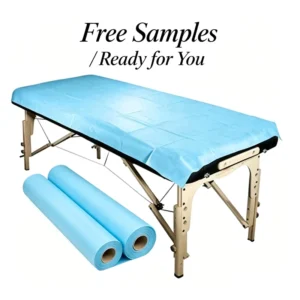 Hospital Disposable Bed Sheet Roll Medical Paper Plus PE Film Material Massage Paper Pad for Exam Table Customizable Size Rolls