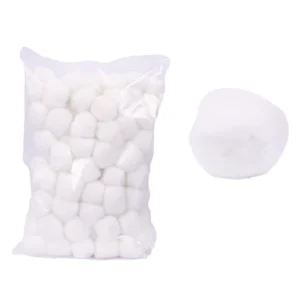 Hospital Grade Hygienic Non sterile Medical Zigzag Cotton Pad Ball 25g/50g/100g