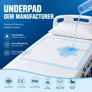Hospital Mattress Protector Disposable Incontinence Bed Pad Disposable Medical Urine Pad Supplier