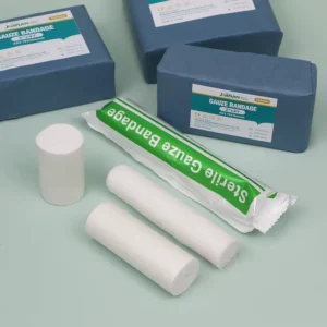 Hospital Medical Gauze Bandage Roll 100% Cotton High Absorbency Sterile Non Sterile 5cm 7.5cm 10cm 15cm OEM Service