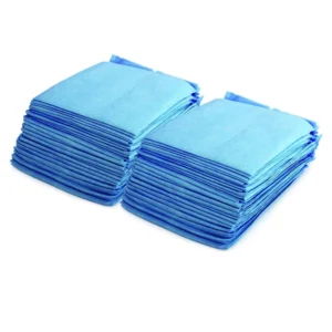 Hospital Nurses Baby Adult Disposable Medical White Blue Sheet Underpad Changing Bed Pads