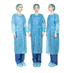 Hospital Patient Dentist Operation Theatre Non Woven Polypropylene Disposable Non Woven Isolation Gown