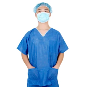 Hospital Surgical Disposable Scrub Suits Protective Clothing Coverall