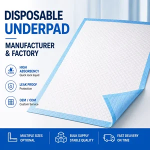Hospital Underpad Manufacturer Disposable Bed Pad Bulk OEM Service Factory