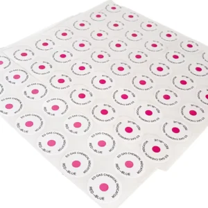 Hospital Use Adhesive Paper EO Sterilization Indicator Label with Chemical Monitoring and Customizable Options
