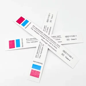 Hospital Use Sticky Chemical Monitoring EO Sterilization Indicator Label OTS Superfine Brand Model OTS-EC 15x100mm