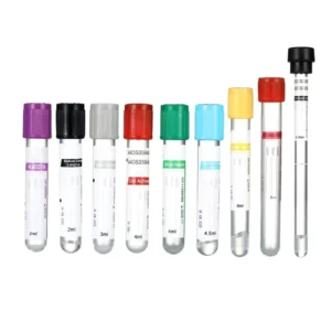 Hospital Use Vacutainer Blood Collection Tube Glass PET Material Sterile Disposable Blood Collection Tube