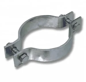 Hot Dip Galvanized Steel C Shape Pipe Clamp Without Rubber