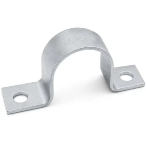 Hot Dip Galvanized Two Hole Pipe Strap Clamp Carbon Steel Conduit Saddle Bracket for Cable and Pipe Support