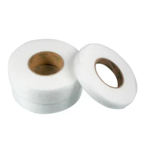 Hot Melt Adhesive Nonwoven Interlining Fabric Roll PES Coating Elastic Soft Garment Use PE Material