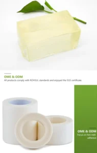 Hot Melt Glue Pressure Sensitive Adhesive Glue Used for Medical Self adhesive Tape with High Bonding Strength and Smokeless