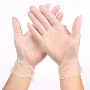 House Cleaning Transparent Disposable Vinyl Gloves Powder Free