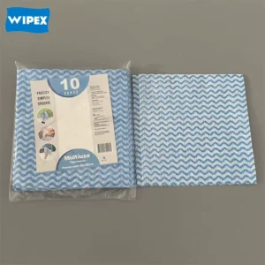 Household Kitchen Nonwoven Cleaning Wipes Anti bacterial No Fluff Multi purpose Wipes Absorbent Wipes for Kitchen Cleaning