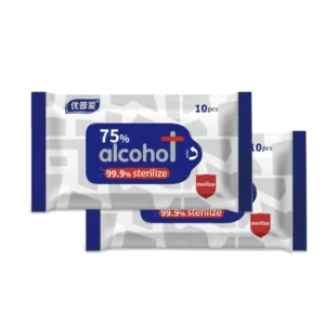 Household Non Woven Wet Wipes with 75% Alcohol Antiseptic Sanitizer