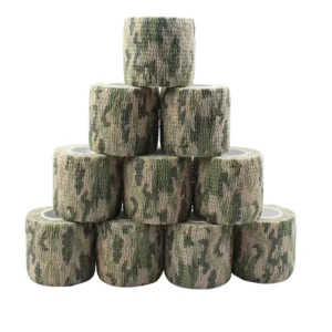 Hunting Camo Cohesive Wrap Camo Design Elastic Soft Self Adhesive Camouflage Cohesive Bandage