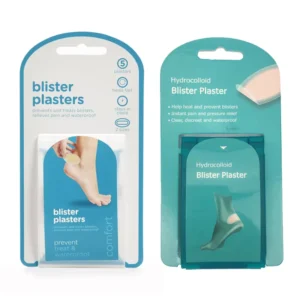 Hydrocolloid Blister Pad Heel Repair Sticker Soft Skin Friendly Waterproof Type Strong Adhesion Single Use Class II Medical