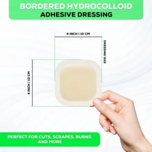 Hydrocolloid Dressing Waterproof Self Adhesive Wound Patch Breathable Pad for Minor Burn Blister Acne Pressure Skin Wound Care