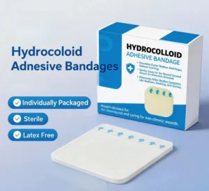 Hydrocolloid Wound Dressing Medical Disposable Transparent Burn Dressing for Rescue