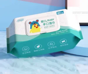 Hyges Eco Friendly Non Woven Polyester Extra Soft Baby Wipes 80pcs Antibacterial OEM ODM Tianjin Customized Fragrance Skin Care
