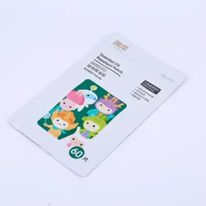 Hygienic Skin Treatment Packaging 3 Side Seal Pouch with Gravure Printing for Medicated Patches & Cosmetic Applications