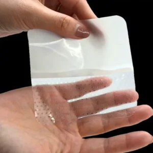 Hypoallergenic Adhesive Silicone Wound Contact Layer Dressing EO Sterile Class II Medical Device 10x10cm for Hospital