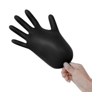 Hypoallergenic Economical Black Vinyl Gloves Household Disposable Vinyl Gloves for Hand Protection
