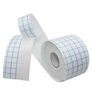 Hypoallergenic Elastic Stretch Breathable Wound Dressing Fixation Spunlace Non Woven Acrylic Adhesive Single Coated Surgical
