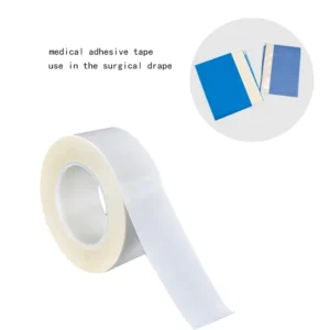 Hypoallergenic Strong adhesion PET Medical Double Sided Tape for Surgical Drape and Skin