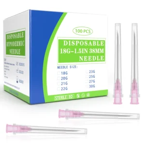 Hypodermic Needle Veterinary Needles 18G38mm Plastic & Stainless Steel Eco-Friendly