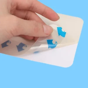 Hysent 2*2in Customizable Ultra Thin Absorbent Film Hydrocolloid Transparent Film Dressing Hydrocolloid Dressings for Wound