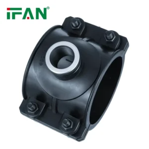 IFAN HDPE Pipe Fitting 1/2-6in HDPE Fitting Black ISO 4427 Saddle Clamp