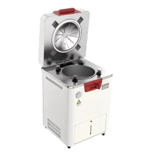 IKEME Lab 60L 85L 100L Sterilization Food Bottle Substrate Bag Retort Machine Steam Sterilizer Autoclave Vertical Sterilizer