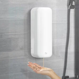 IPX7 Waterproof Outdoor Automatic Liquid Gel Spray Soap Dispenser 400ml Sensor Hand Sanitizing Dispenser for Hotel Use Battery
