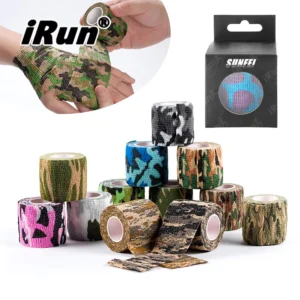 IRun Custom Printed Athletic Elastic Adhesive Bandage Wrap Football Cohesive Bandage Finger Tape Running Cohesive Bandage