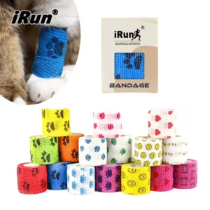 IRun Custom Weightlifting Elastic Adhesive Bandage Running Self Adhesive Bandage Football Cohesive Bandage