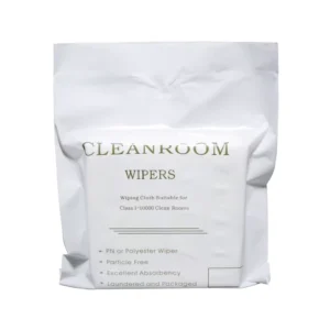 ISO 5 Class 100 Non-sterile Lint Free Superfine Clean Room Microfiber Polyester Wipes Dust Free Wiping Cloth