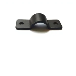 ISO 9001 Certified Custom Carbon Steel Stamped Pipe Clamp Bracket Metal Hardware Bending Stamping Parts Industrial Use Bag Black