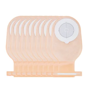 ISO Approved Soft Reusable Disinfecting Two Piece Aluminium Waterproof Ostomy Care Supplies Colostomy Bag
