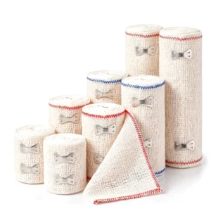 ISO Certified 100% Cotton Crepe Bandage Medical Elastic in Different Sizes EO Sterilized