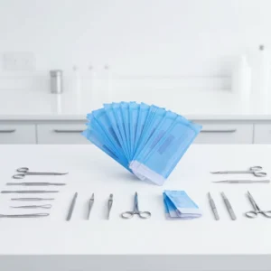 ISO Certified EOS Autoclave Sterilizer Bags for Dental Instruments Self-Sealing Hydrocolloid Paper Sterilization Pouch