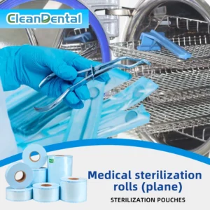 ISO13485 Approved Disposable Heat Sealing Packing Medical Flat Sterilization Pouches Rolls