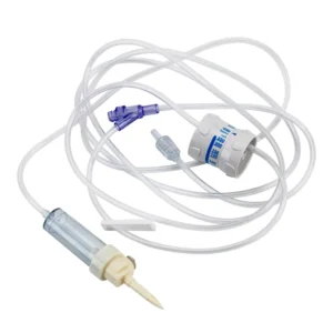IV Set Infusion Fluid Drip Set Disposable Medical IV Infusion Set with Dial Flow Regulator