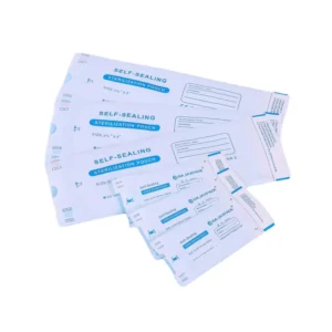 In Stock Available 90*260mm Medical Consumables Self Sealing Sterilization Flat Pouch