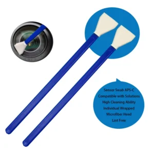 Individual Wrapped 16mm V Shape Microfiber Swab Detailing Swab Sensor Swab APS C Camera Cleaning Swab