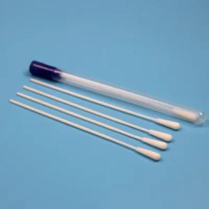 Individual Wrapped ABS Stick Flocked Nylon Sterile Swab VTM Kit Flue Test Sampling Swab Oral Specimen Collection Swab with Tube