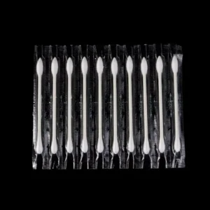 Individually Packed Cotton Swabs Paper Stick Disposable Double Headed Cotton Buds Hygienic Personal Care
