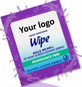 Individually Wrapped Eco Friendly Antibacterial Hand Sanitizing Wipes Extra Soft & Portable for Hand Cleaning Anytime Anywhere